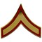 EagleEmblems P12417 Rank-USMC,E2,PFC (CLR) (3/4'' Wide)